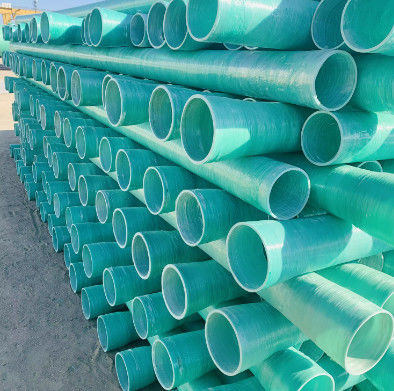100mm-4000mm 지름 FRP 파이프 GRP 원형 파이프 라인 고온 저항