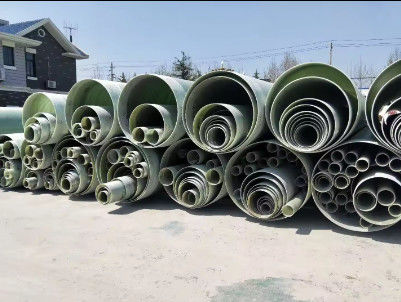 100mm-4000mm 지름 FRP 파이프 GRP 원형 파이프 라인 고온 저항