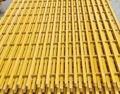 전문 투명한 Frp Grating 38X38x38mm Frp Grp Grating 높은 강도