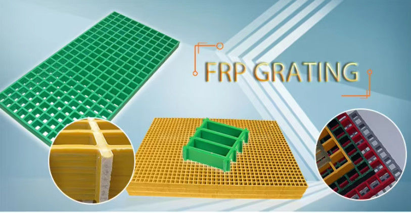 평면 GRP FRP 망 격리 중용, 유리섬유 바닥 격리 부패 저항