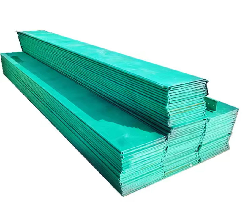 외부 전기 관통 FRP 케이블 트레이 표준 크기 200x100 두께 0.6mm ~ 2mm
